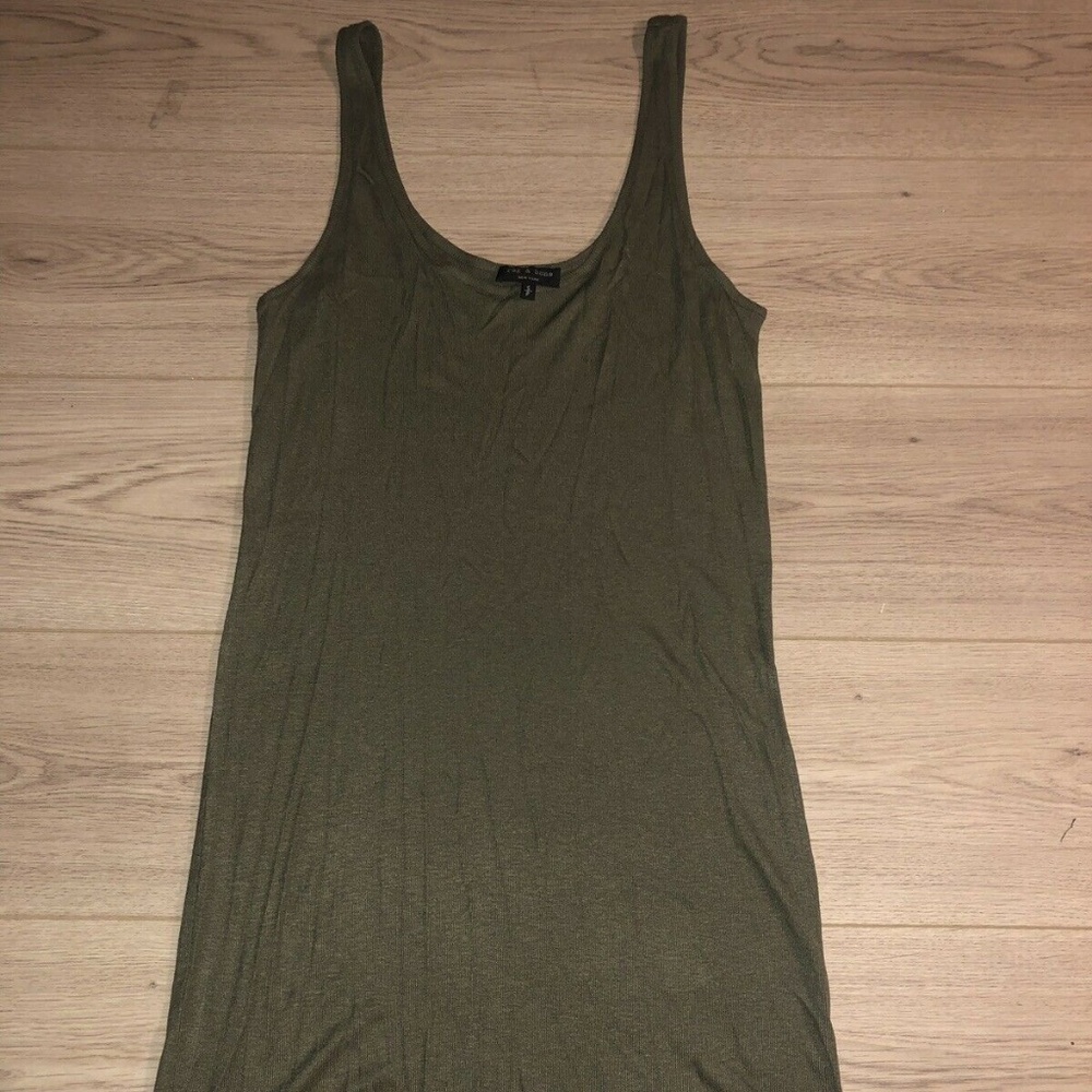 NWOT Authentic Rag & Bone Tank Dress in Green Size